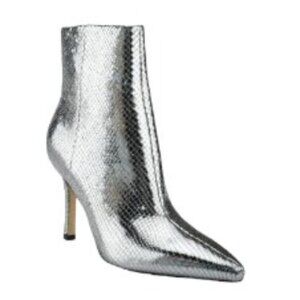Marc Fisher Kendry 2 Pewter Metallic Boots 5 NWT